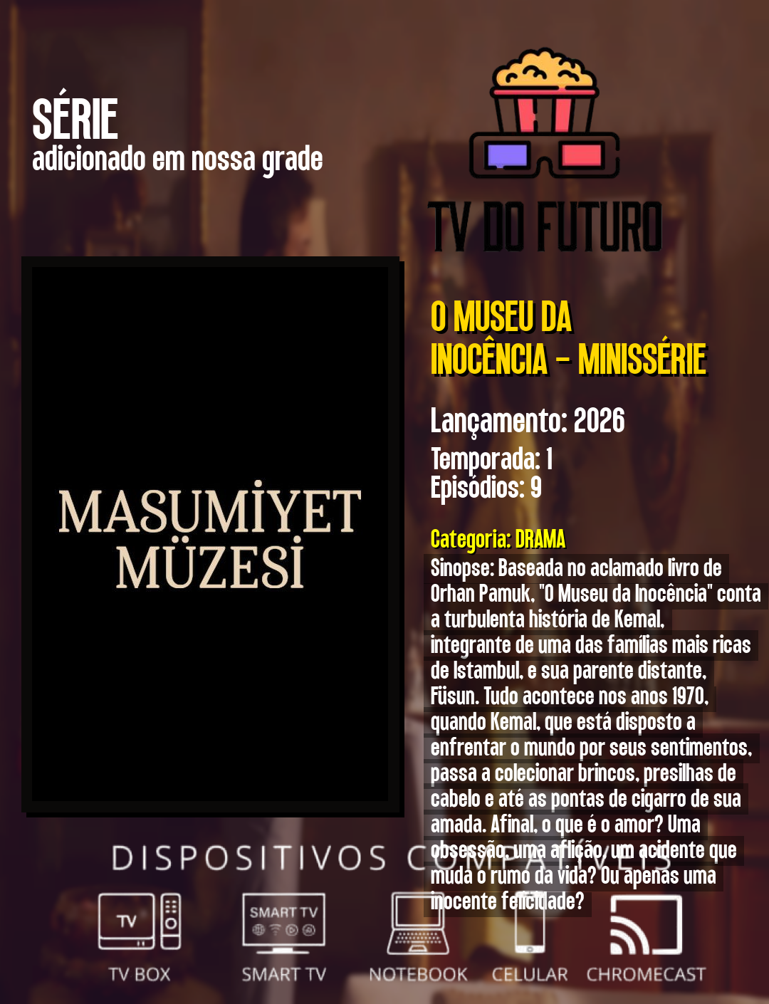 O Museu da Inocencia - Minissérie (2016)